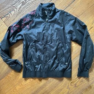 Adidas Lightweight Black Golf Zip Up Jacket
